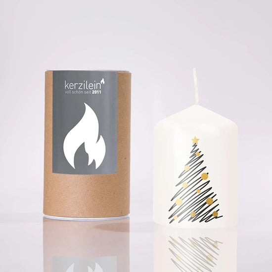 KERZILEIN Baum mit Kugeln