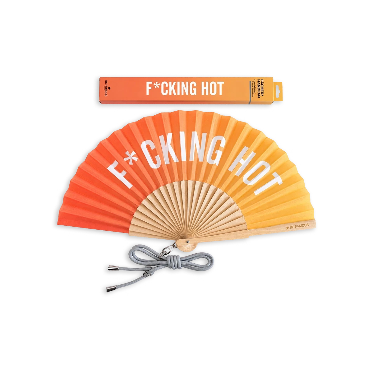 Be Famous Handfächer F*cking Hot