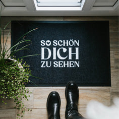 Fußmatte "Schön Dich zu sehen"