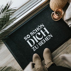 Fußmatte "Schön Dich zu sehen"