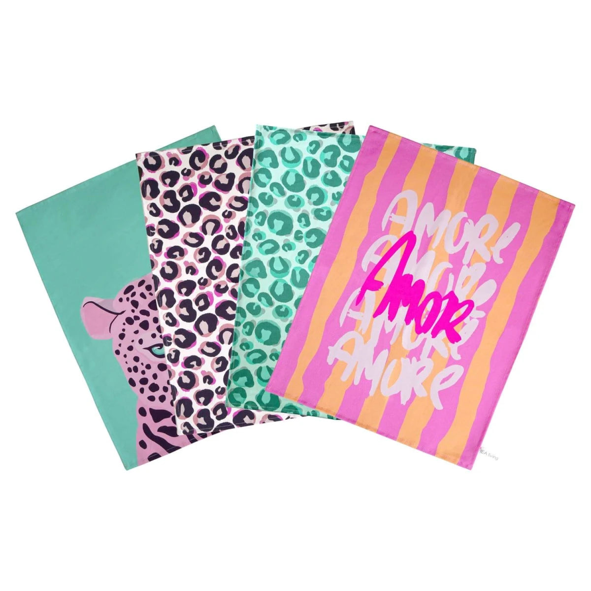 Geschirrtuch "Amor" Pink Orange