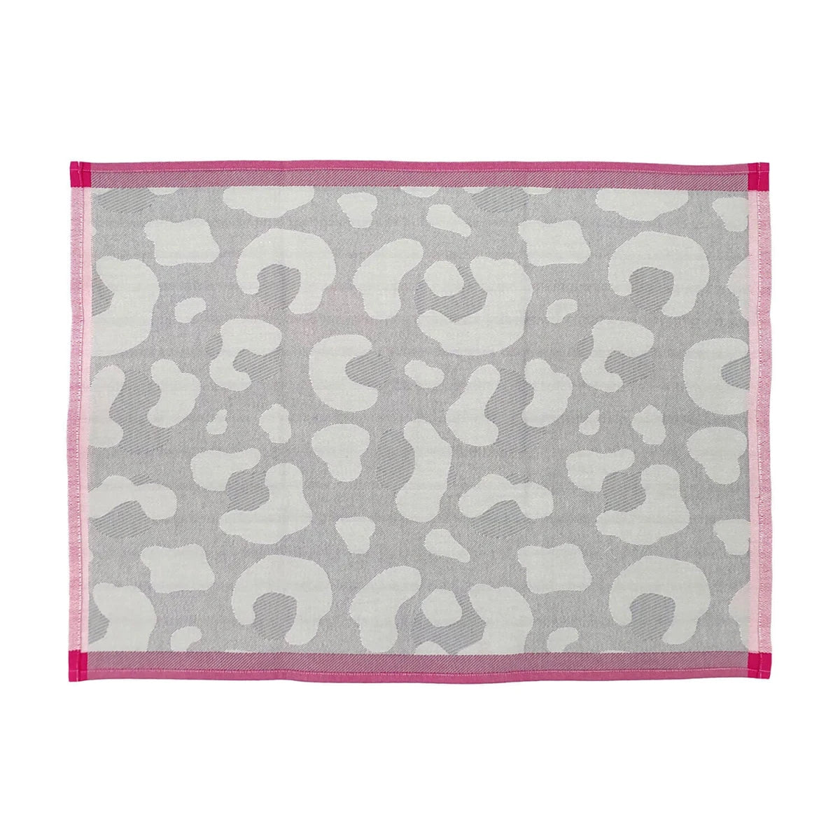 Geschirrtuch "Leo" pink-grau