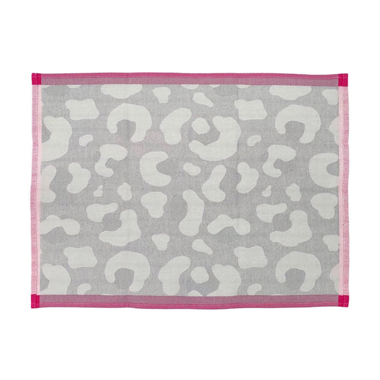 Geschirrtuch "Leo" pink-grau