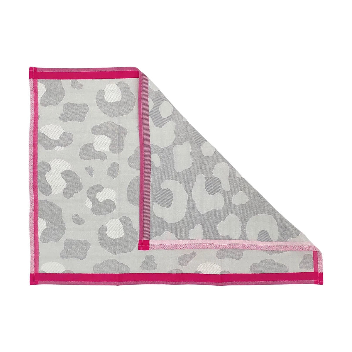 Geschirrtuch "Leo" pink-grau