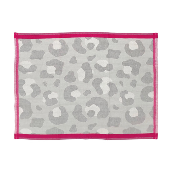 Geschirrtuch "Leo" pink-grau