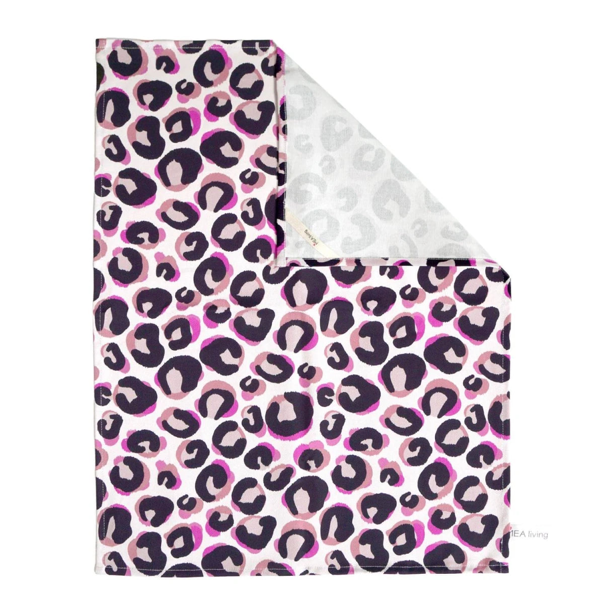 Geschirrtuch "Leo" Weiß-Braun