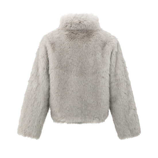 YAYA Fake-Fur Jacke