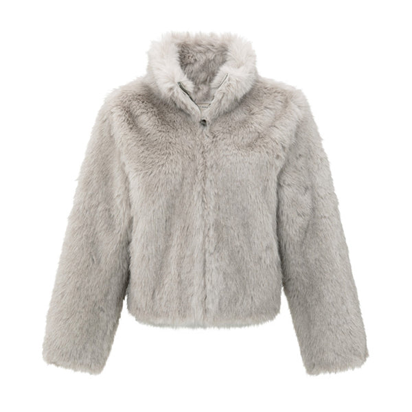 YAYA Fake-Fur Jacke