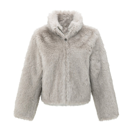 YAYA Fake-Fur Jacke