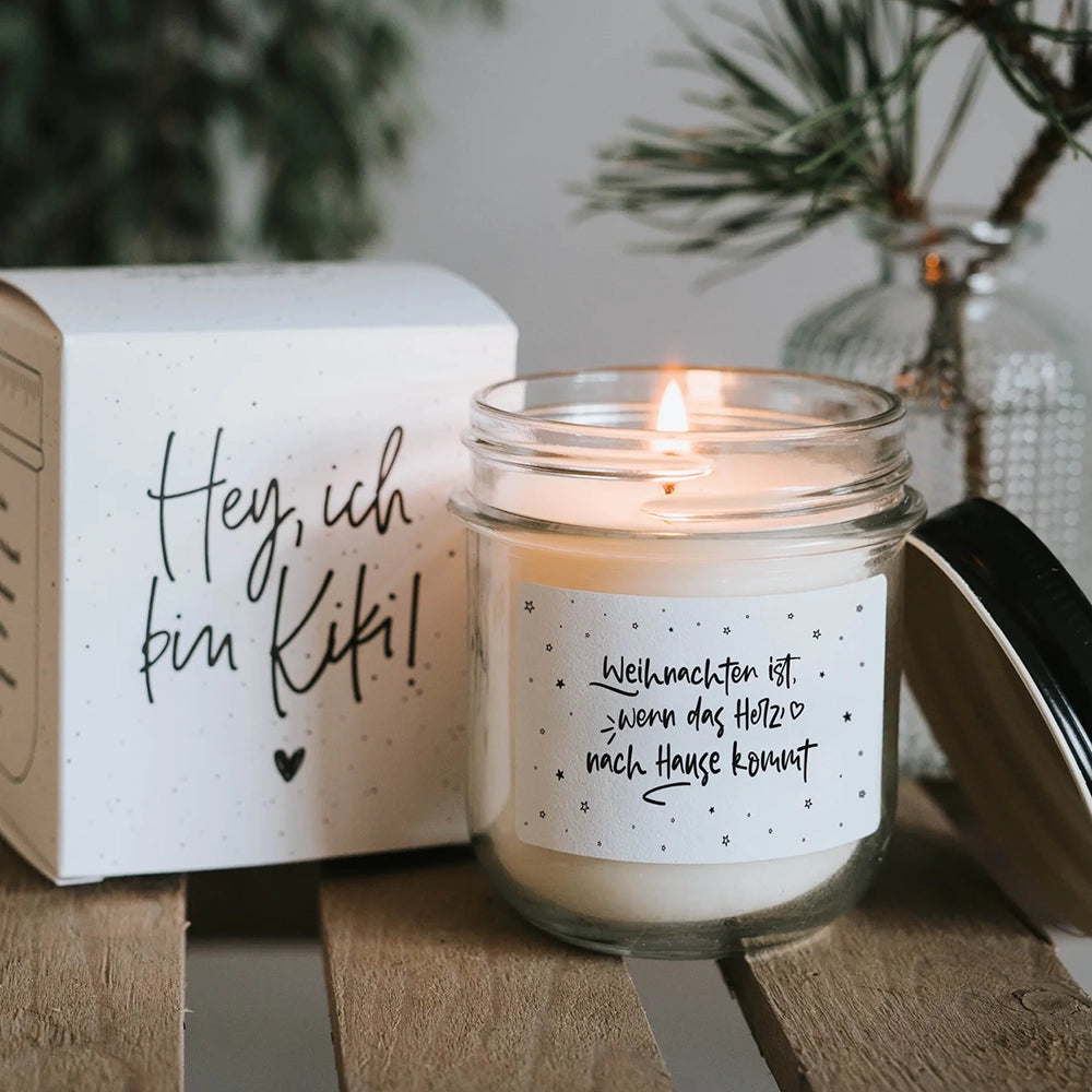 Weihnachtskerze - "Weihnachten ist..."