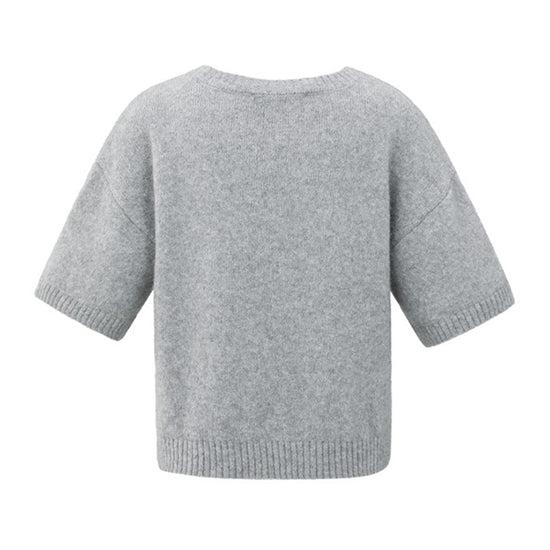 YAYA Kurzarmstrickpulli