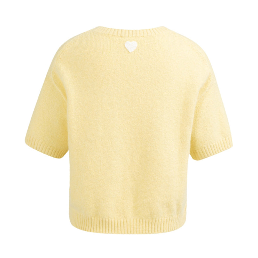 YAYA Kurzärmeliger Pulli