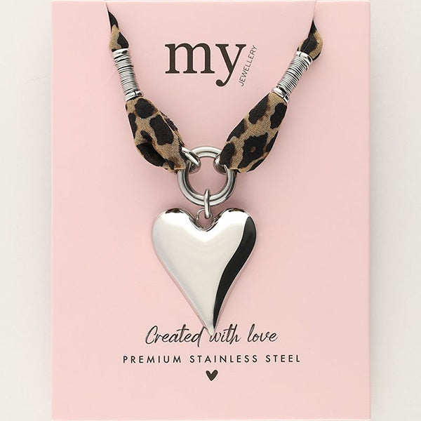 MJ Kordelkette Leo Heart