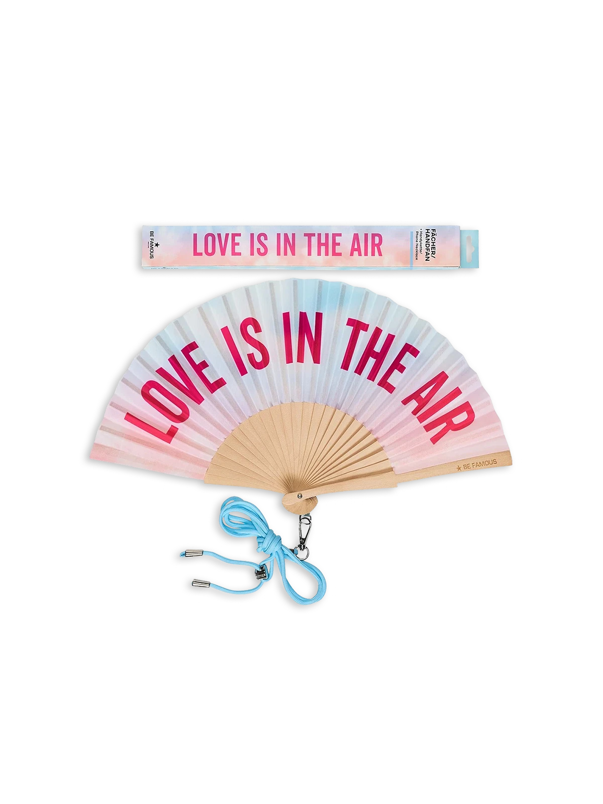 Be Famous Fächer LOVE IS IN THE AIR