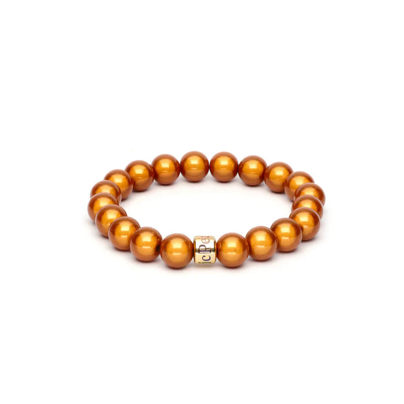 Magic Pearl Perlenarmband Bronze