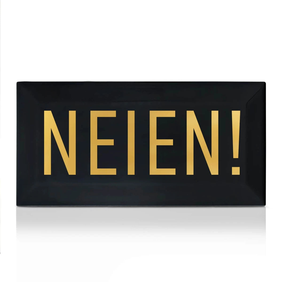 Metro-Fliese ""NEIEN!"