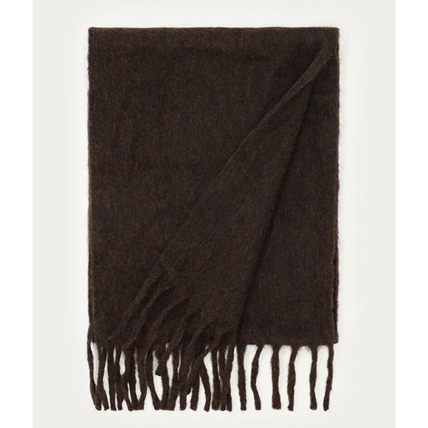 Schal Fringe Braun