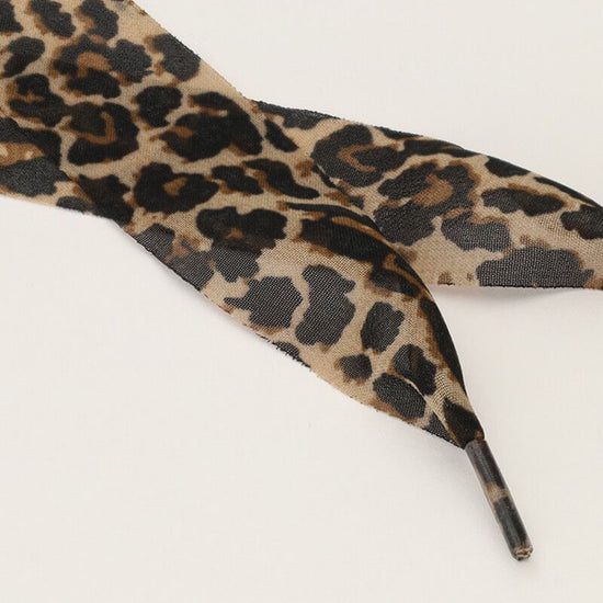 Schnürsenkel mit Leopardenmuster