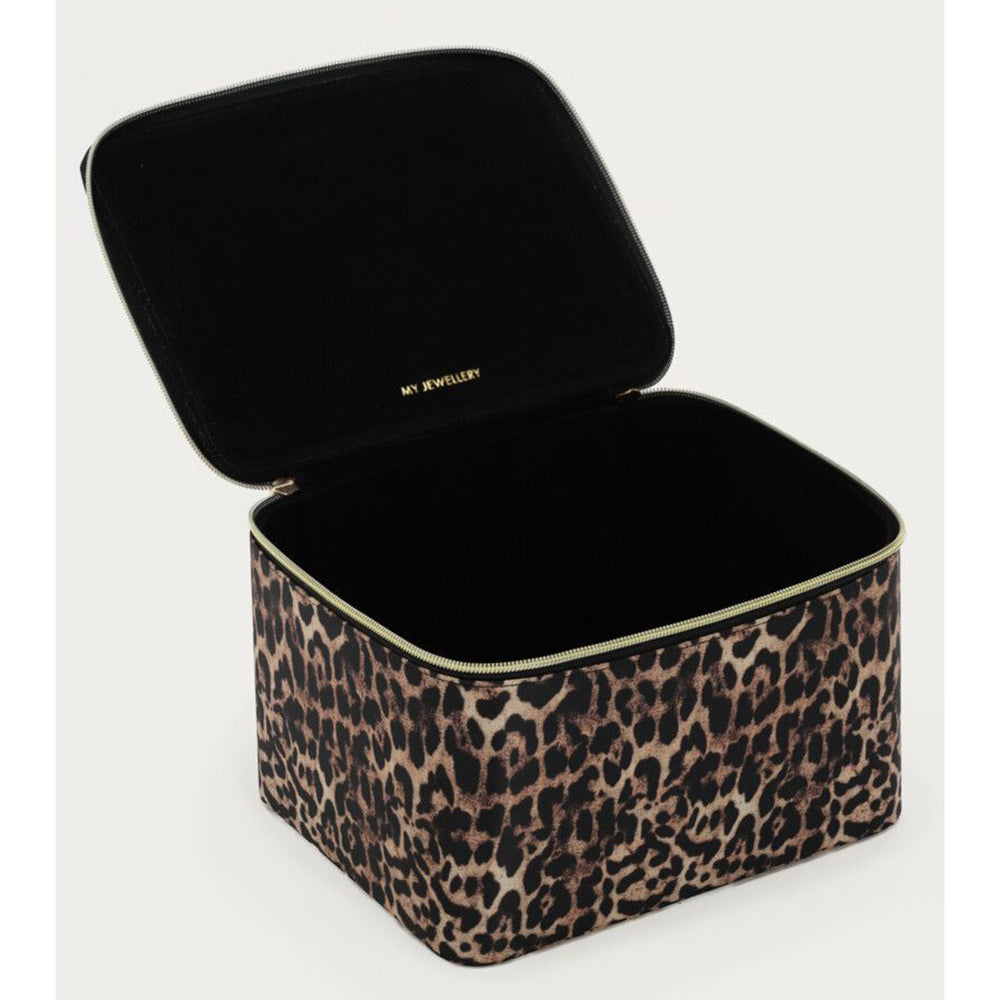 MJ Kultubeutel mit Leopardenmuster