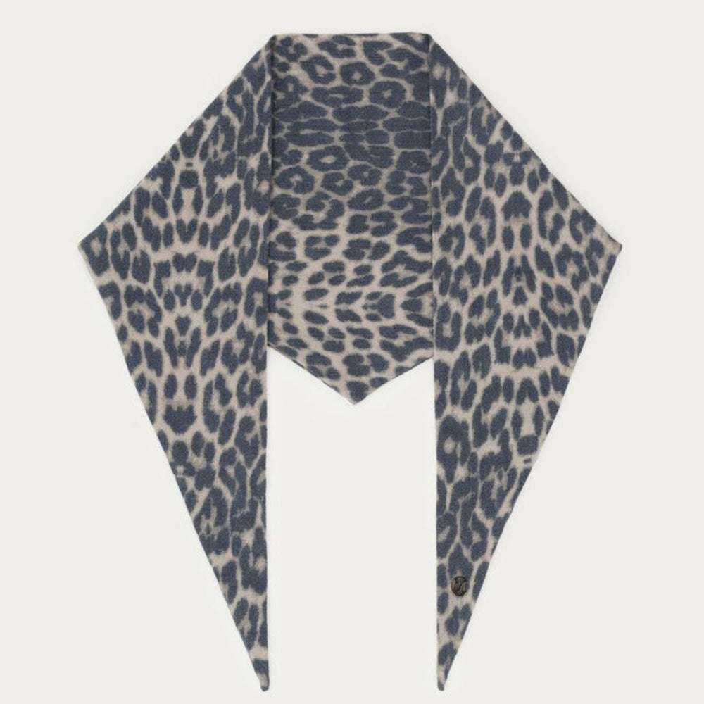 MJ Dreiecksschal mit Leomuster