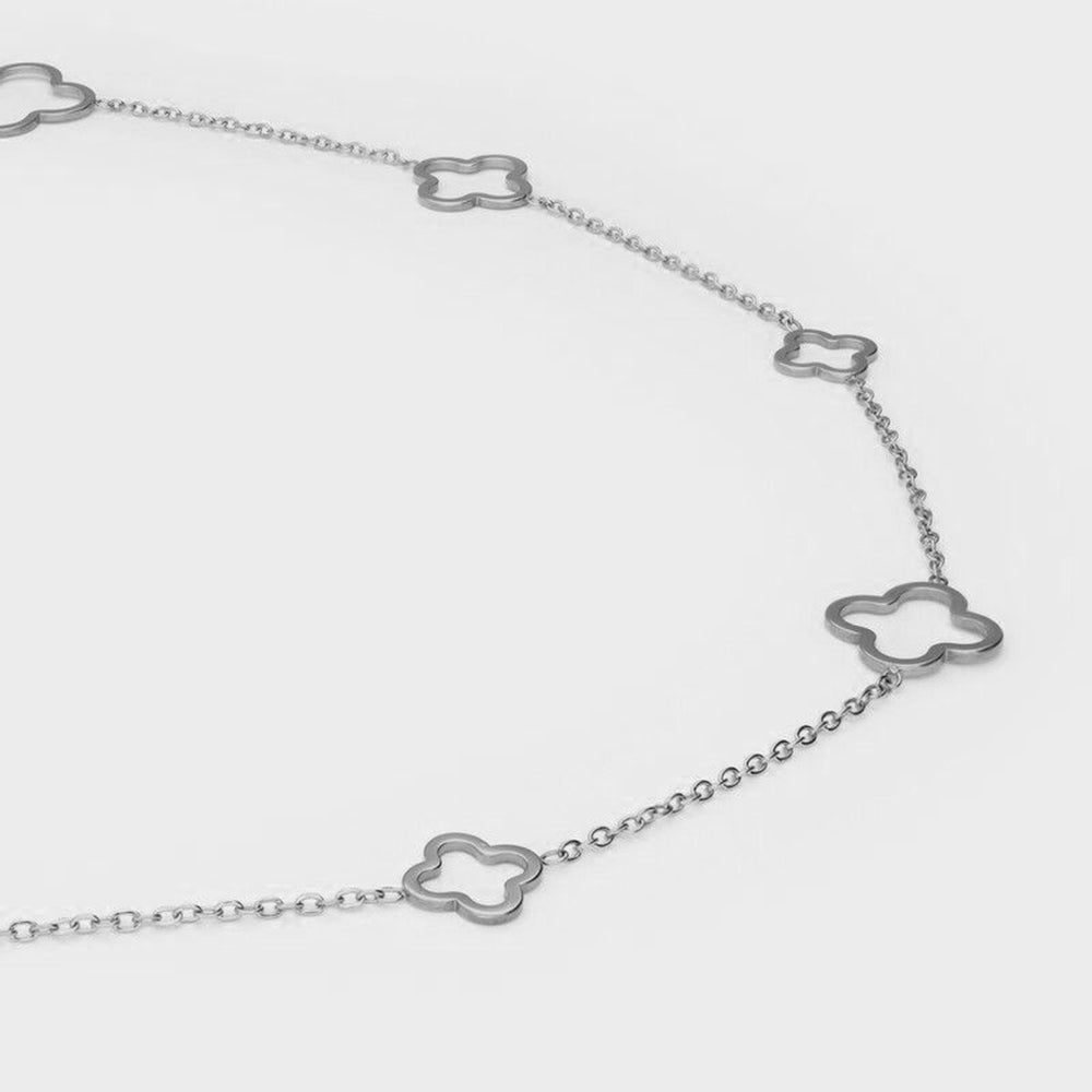 MJ ICONIC lange Kette Kleeblätter