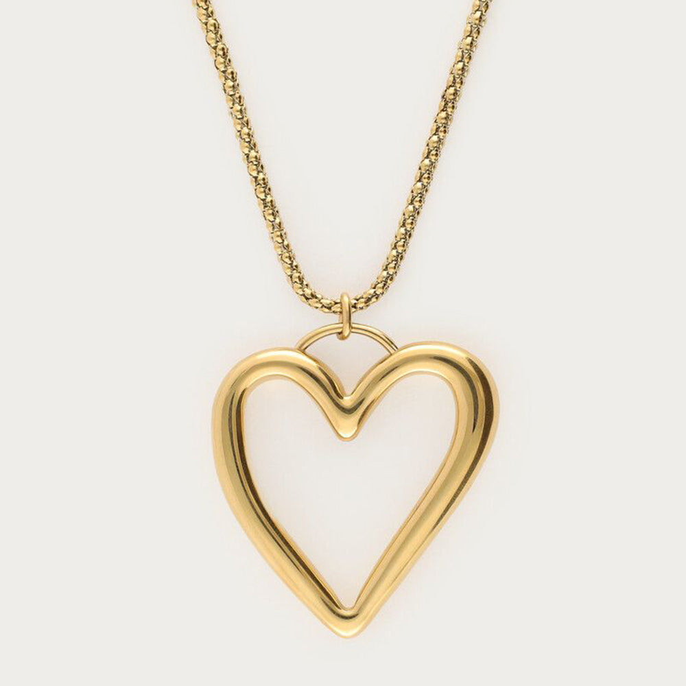 MJ lange Kette mit Herz