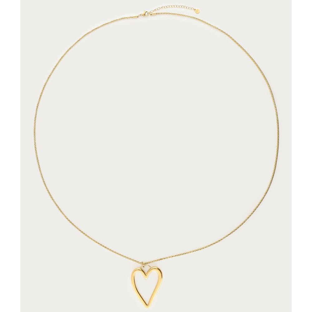 MJ lange Kette mit Herz