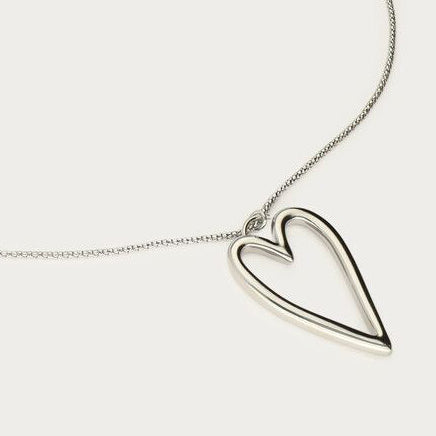 MJ lange Kette mit Herz