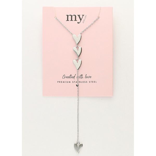 MJ Y-Kette Fine Hearts