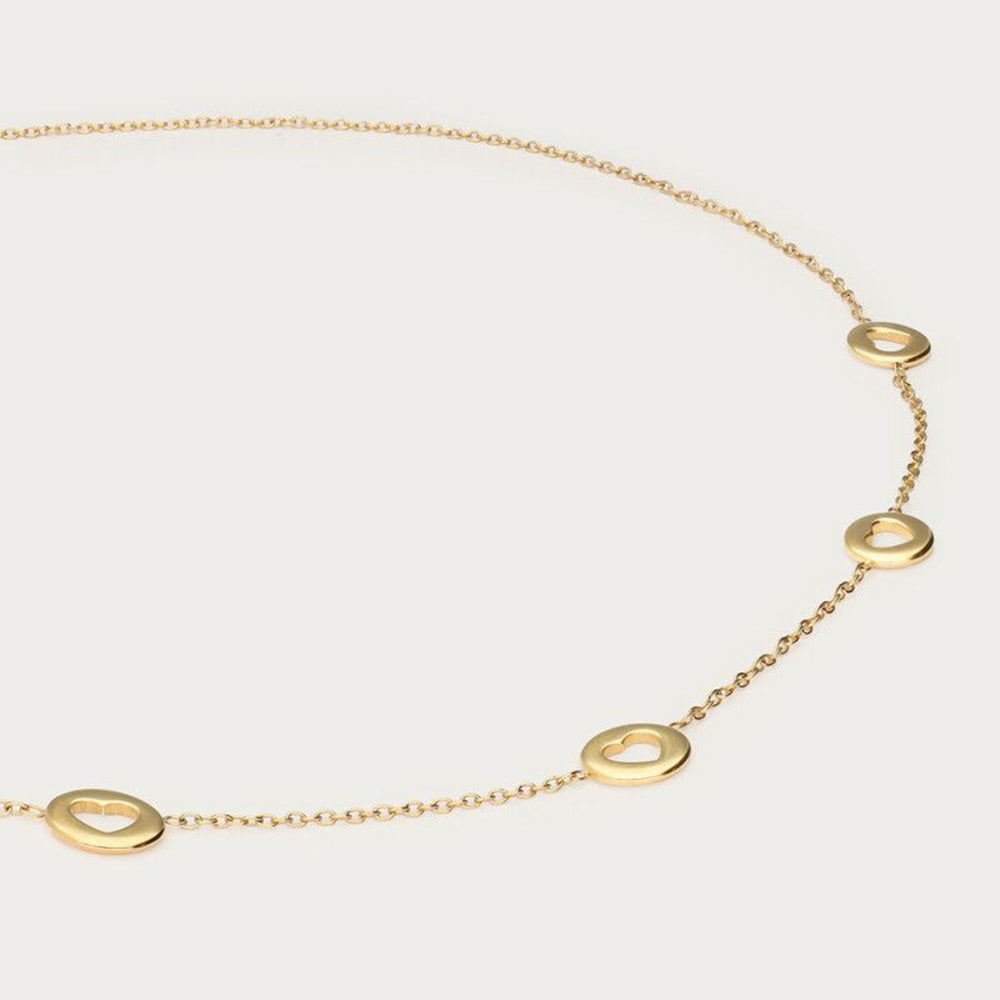 MJ Kette mit offenen Herzen