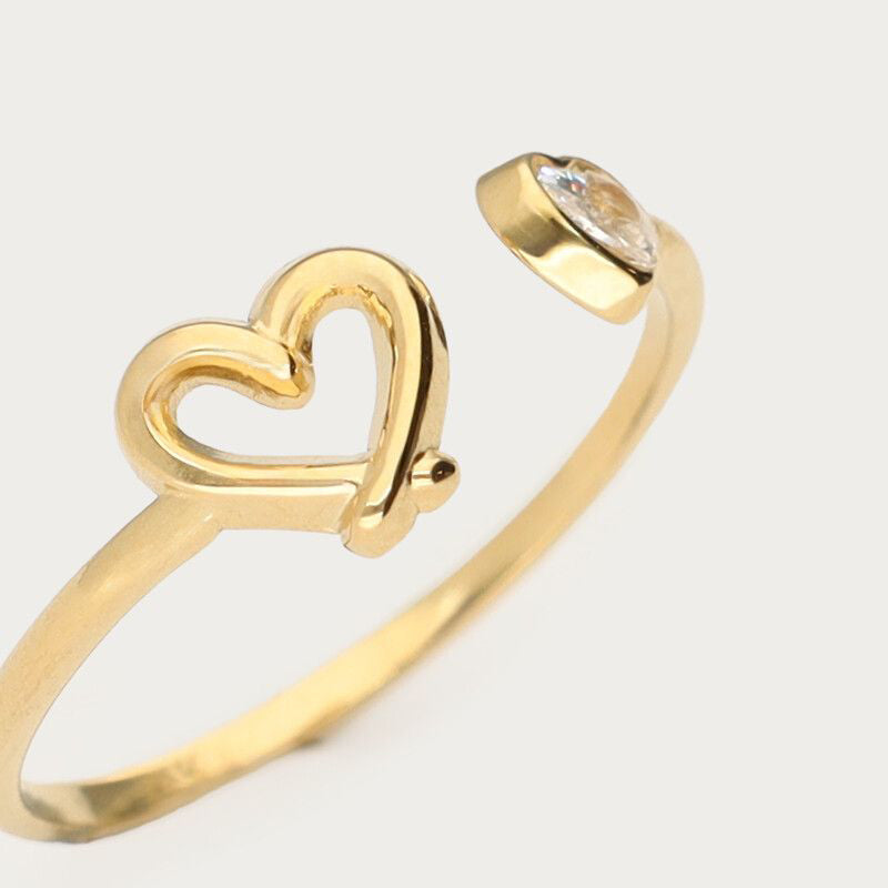MJ Ring mit Herzen