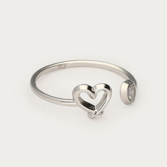 MJ Ring mit Herzen