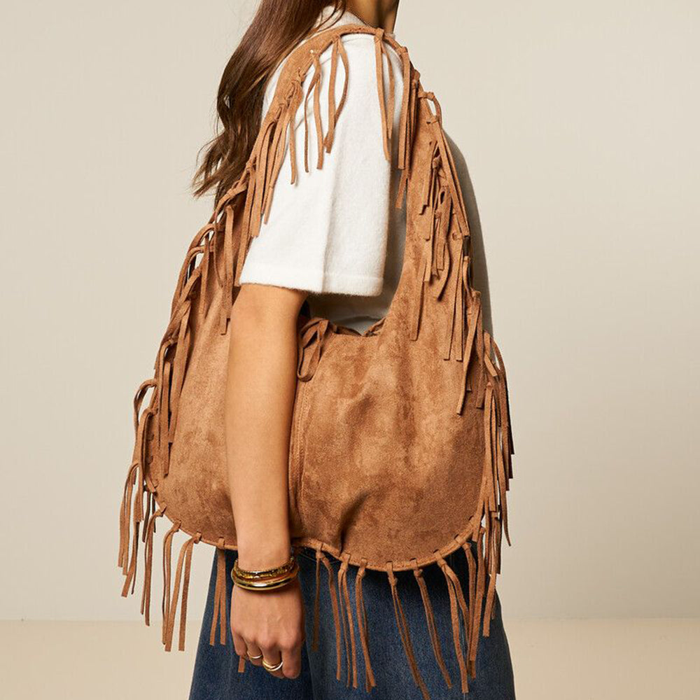 MJ Umhängetasche mit Fransen