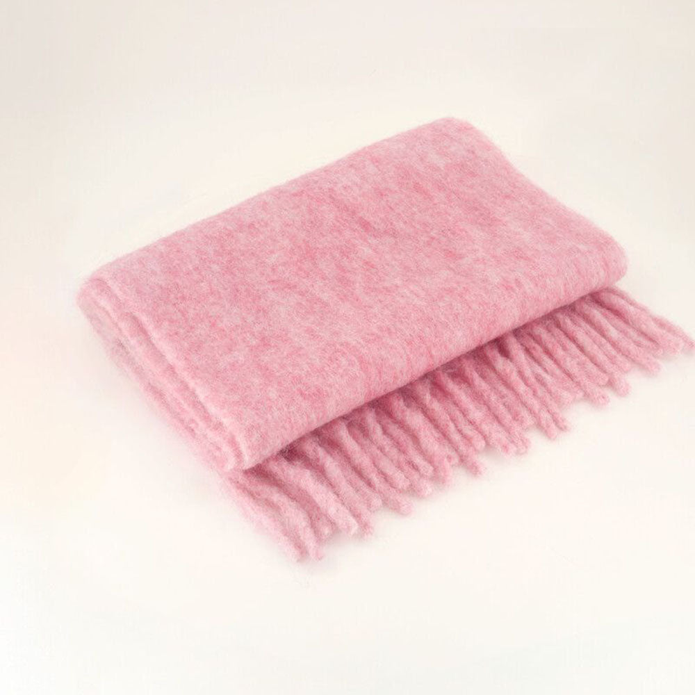 Schal Fringe Pink