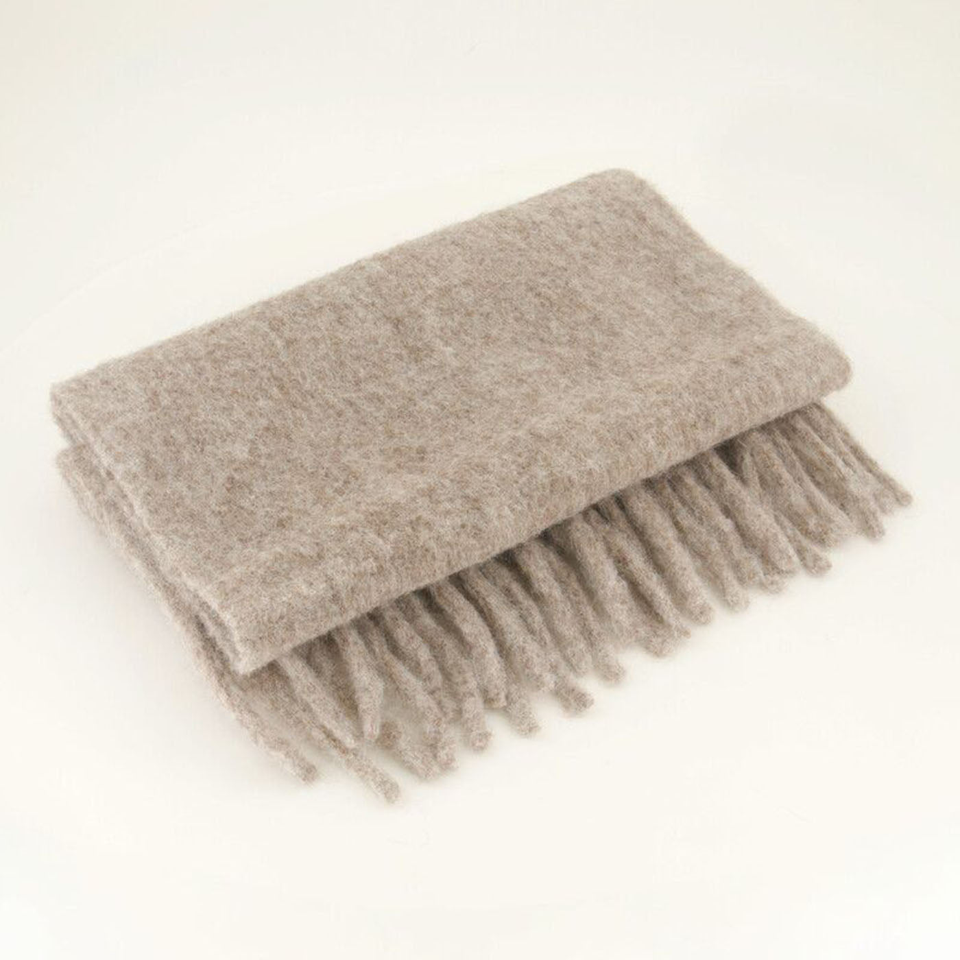 Schal Fringe Taupe