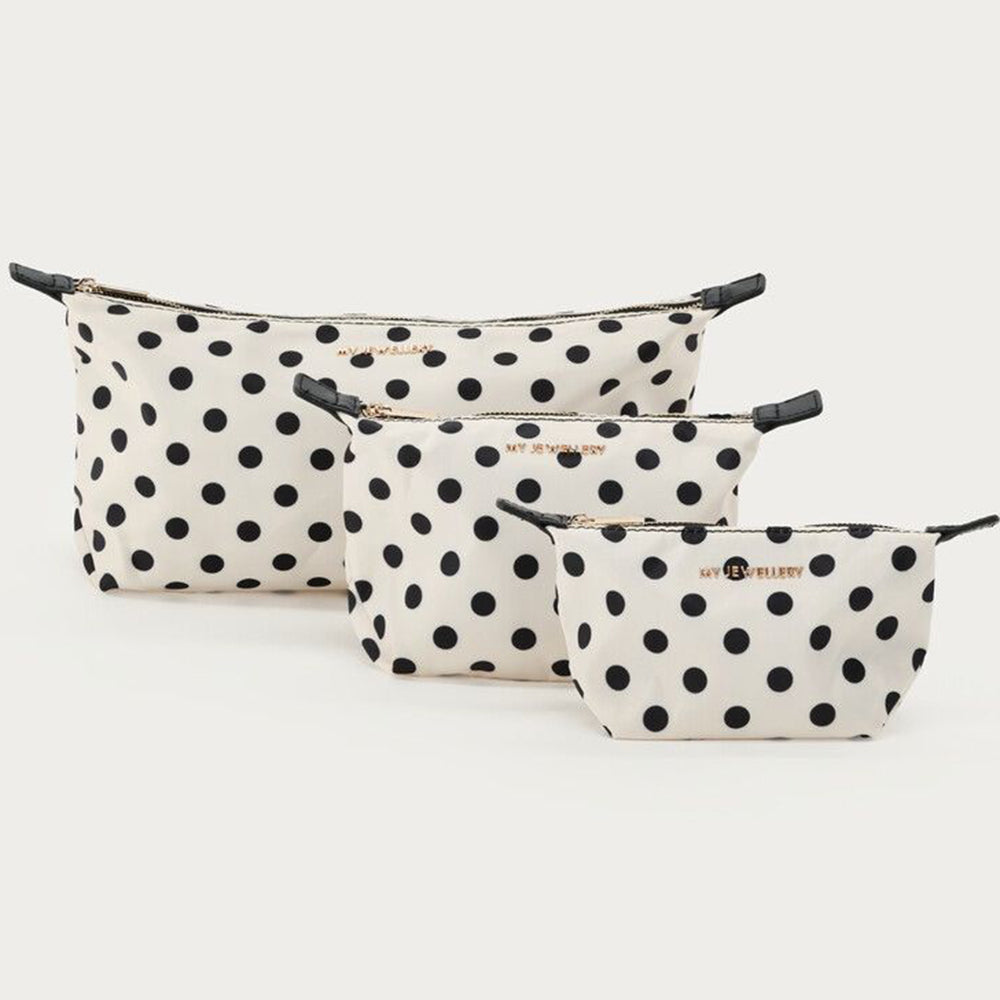 MJ Kulturtaschen-Set Punkte