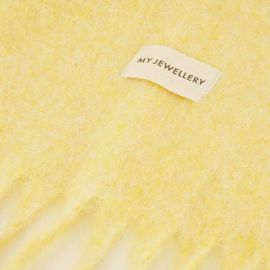 Schal Fringe Butteryellow