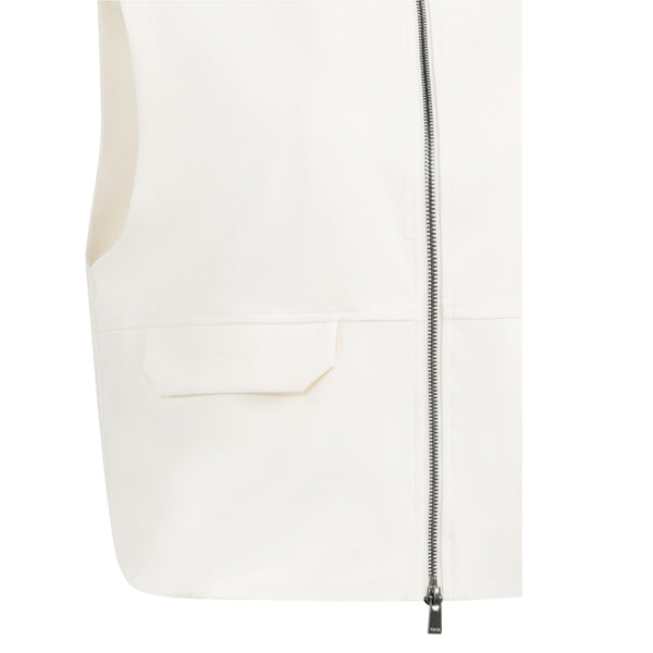 YAYA Ärmellose Jacke mit gebauschtem Saum