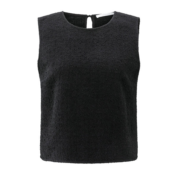 Yaya Boucle Top mit Schleifen