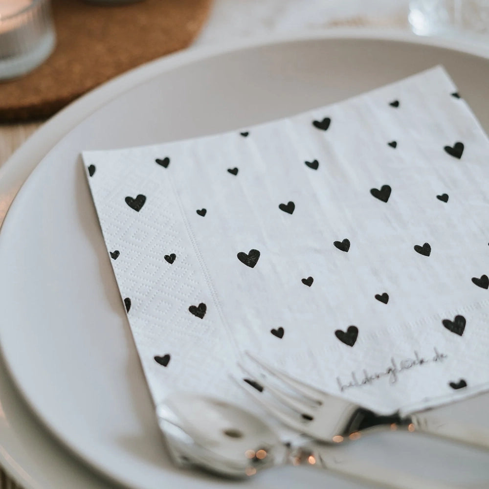 Serviette "Von Liebe allein..."