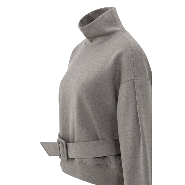 YAYA Sweater mit Gürtel