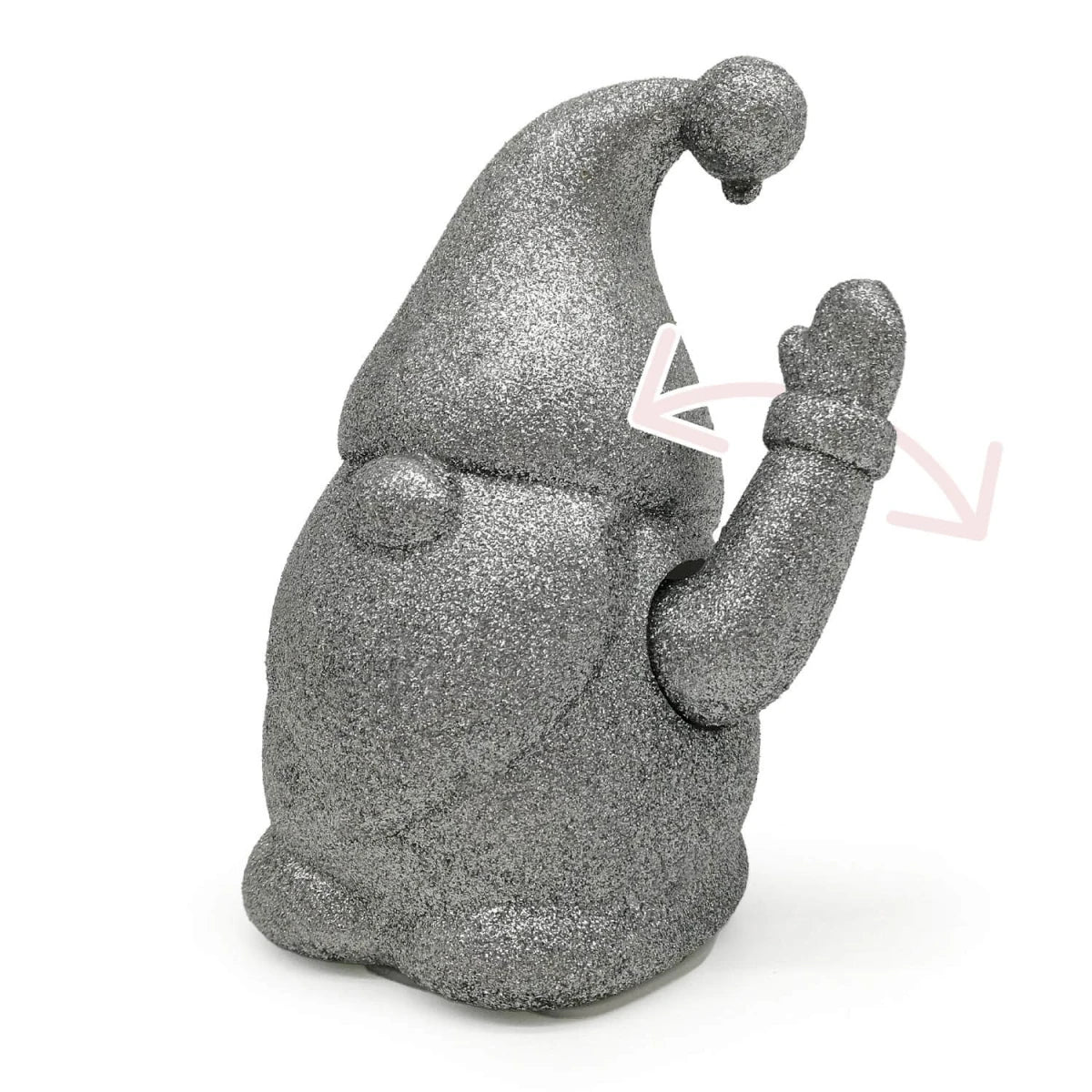 Winke-Wichtel Glitzer Silber