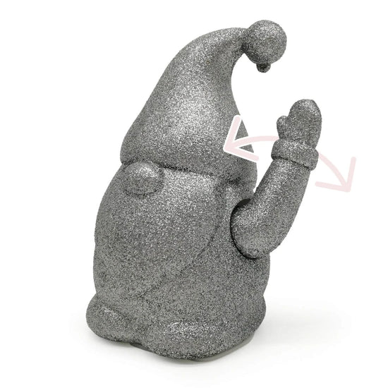 Winke-Wichtel Glitzer Silber